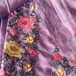 Unstitched silk salwar Suit for Women