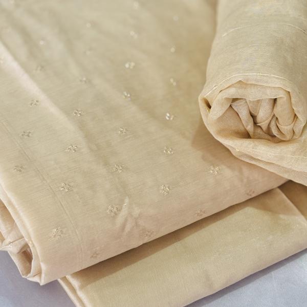 Semi silk Unstitched Churidar Material