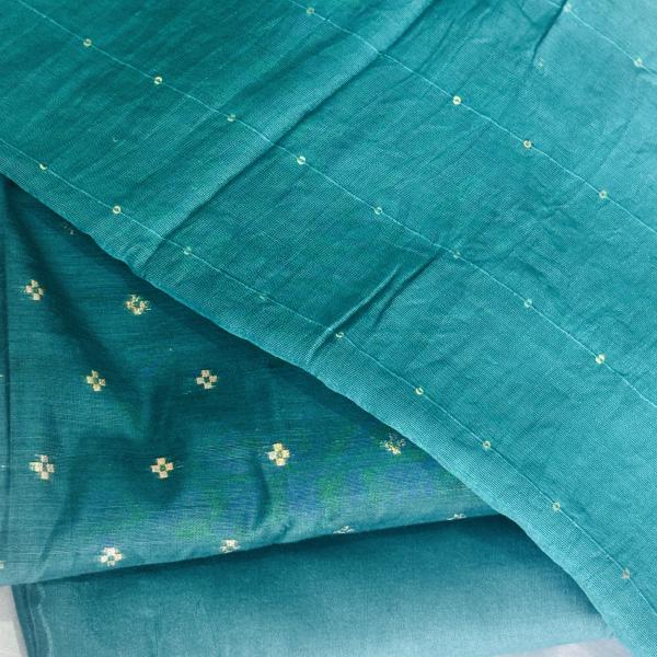 Semi silk Unstitched Churidar Material