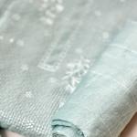 Unstitched churidar silk material