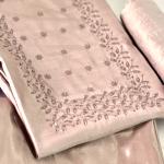 Unstitched churidar silk material