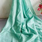 Thread embroidered duppatta with sequins